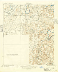 Ivan Texas Historical topographic map, 1:62500 scale, 15 X 15 Minute, Year 1931