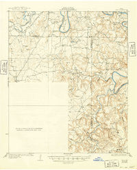 Ivan Texas Historical topographic map, 1:62500 scale, 15 X 15 Minute, Year 1931