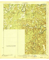 Ivan Texas Historical topographic map, 1:62500 scale, 15 X 15 Minute, Year 1931