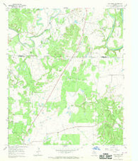 Ivan North Texas Historical topographic map, 1:24000 scale, 7.5 X 7.5 Minute, Year 1967
