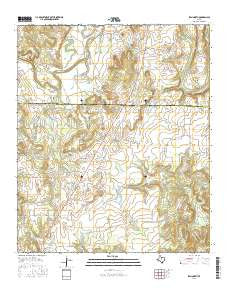 Ivan North Texas Current topographic map, 1:24000 scale, 7.5 X 7.5 Minute, Year 2016