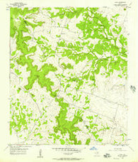 Izoro Texas Historical topographic map, 1:24000 scale, 7.5 X 7.5 Minute, Year 1954