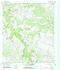 Izoro Texas Historical topographic map, 1:24000 scale, 7.5 X 7.5 Minute, Year 1954