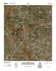Izoro Texas Historical topographic map, 1:24000 scale, 7.5 X 7.5 Minute, Year 2010