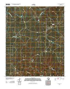 J Y Ranch Texas Historical topographic map, 1:24000 scale, 7.5 X 7.5 Minute, Year 2010