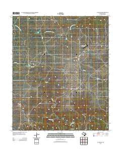 J Y Ranch Texas Historical topographic map, 1:24000 scale, 7.5 X 7.5 Minute, Year 2012