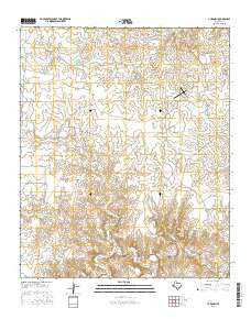 J Y Ranch Texas Current topographic map, 1:24000 scale, 7.5 X 7.5 Minute, Year 2016