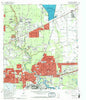 Jacinto City Texas Historical topographic map, 1:24000 scale, 7.5 X 7.5 Minute, Year 1982