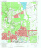 Jacinto City Texas Historical topographic map, 1:24000 scale, 7.5 X 7.5 Minute, Year 1982