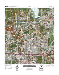Jacinto City Texas Historical topographic map, 1:24000 scale, 7.5 X 7.5 Minute, Year 2013