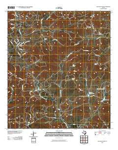 Jack Mountain Texas Historical topographic map, 1:24000 scale, 7.5 X 7.5 Minute, Year 2010