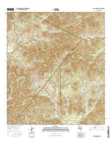Jack Mountain Texas Current topographic map, 1:24000 scale, 7.5 X 7.5 Minute, Year 2016