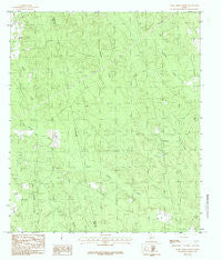 Jacks Creek North Texas Historical topographic map, 1:24000 scale, 7.5 X 7.5 Minute, Year 1984