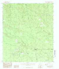 Jacks Creek South Texas Historical topographic map, 1:24000 scale, 7.5 X 7.5 Minute, Year 1984