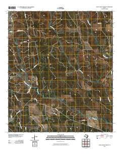 Jacks Creek North Texas Historical topographic map, 1:24000 scale, 7.5 X 7.5 Minute, Year 2010