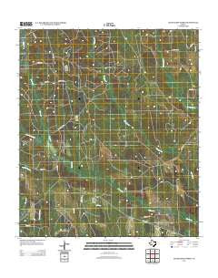 Jacks Creek North Texas Historical topographic map, 1:24000 scale, 7.5 X 7.5 Minute, Year 2013
