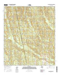 Jacks Creek North Texas Current topographic map, 1:24000 scale, 7.5 X 7.5 Minute, Year 2016