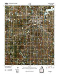 Jacksboro Texas Historical topographic map, 1:24000 scale, 7.5 X 7.5 Minute, Year 2010