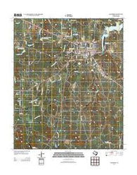 Jacksboro Texas Historical topographic map, 1:24000 scale, 7.5 X 7.5 Minute, Year 2012
