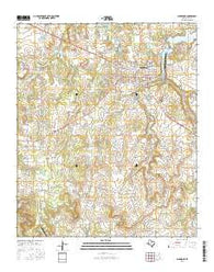 Jacksboro Texas Current topographic map, 1:24000 scale, 7.5 X 7.5 Minute, Year 2016