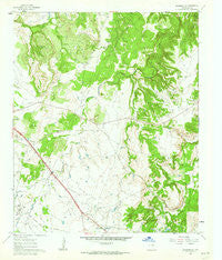 Jacksboro NE Texas Historical topographic map, 1:24000 scale, 7.5 X 7.5 Minute, Year 1961