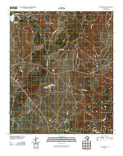 Jacksboro NE Texas Historical topographic map, 1:24000 scale, 7.5 X 7.5 Minute, Year 2010