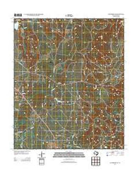 Jacksboro NE Texas Historical topographic map, 1:24000 scale, 7.5 X 7.5 Minute, Year 2012