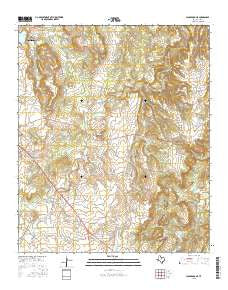 Jacksboro NE Texas Current topographic map, 1:24000 scale, 7.5 X 7.5 Minute, Year 2016