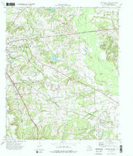 Jacksonville East Texas Historical topographic map, 1:24000 scale, 7.5 X 7.5 Minute, Year 1973