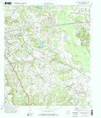 Jacksonville East Texas Historical topographic map, 1:24000 scale, 7.5 X 7.5 Minute, Year 1973