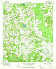 Jacksonville East Texas Historical topographic map, 1:24000 scale, 7.5 X 7.5 Minute, Year 1973