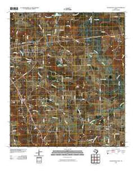 Jacksonville East Texas Historical topographic map, 1:24000 scale, 7.5 X 7.5 Minute, Year 2010