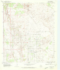 Jal NE Texas Historical topographic map, 1:24000 scale, 7.5 X 7.5 Minute, Year 1969
