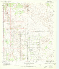 Jal NE Texas Historical topographic map, 1:24000 scale, 7.5 X 7.5 Minute, Year 1969