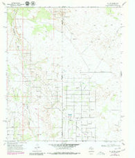 Jal NE Texas Historical topographic map, 1:24000 scale, 7.5 X 7.5 Minute, Year 1969