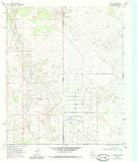 Jal NE Texas Historical topographic map, 1:24000 scale, 7.5 X 7.5 Minute, Year 1969