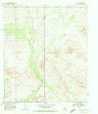 Jal SE Texas Historical topographic map, 1:24000 scale, 7.5 X 7.5 Minute, Year 1969
