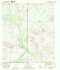 Jal SE Texas Historical topographic map, 1:24000 scale, 7.5 X 7.5 Minute, Year 1969