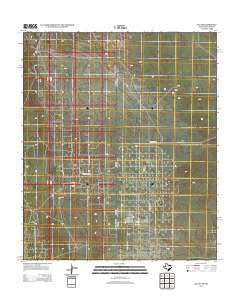 Jal NE Texas Historical topographic map, 1:24000 scale, 7.5 X 7.5 Minute, Year 2012