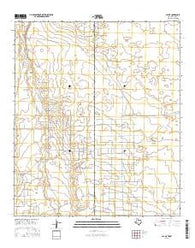 Jal NE Texas Current topographic map, 1:24000 scale, 7.5 X 7.5 Minute, Year 2016