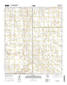 Jal SE Texas Current topographic map, 1:24000 scale, 7.5 X 7.5 Minute, Year 2016