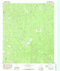 Jamestown Texas Historical topographic map, 1:24000 scale, 7.5 X 7.5 Minute, Year 1984