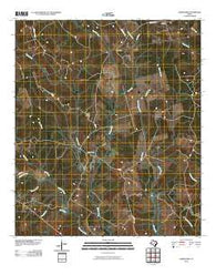 Jamestown Texas Historical topographic map, 1:24000 scale, 7.5 X 7.5 Minute, Year 2010