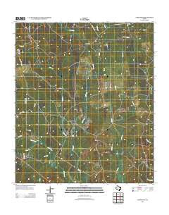 Jamestown Texas Historical topographic map, 1:24000 scale, 7.5 X 7.5 Minute, Year 2012