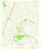 Jarrell Texas Historical topographic map, 1:24000 scale, 7.5 X 7.5 Minute, Year 1964