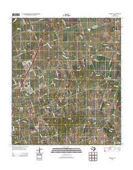 Jarrell Texas Historical topographic map, 1:24000 scale, 7.5 X 7.5 Minute, Year 2012