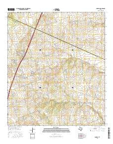 Jarrell Texas Current topographic map, 1:24000 scale, 7.5 X 7.5 Minute, Year 2016