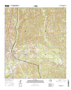 Jasper East Texas Current topographic map, 1:24000 scale, 7.5 X 7.5 Minute, Year 2016
