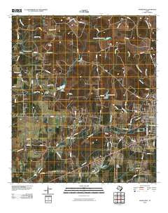 Jasper West Texas Historical topographic map, 1:24000 scale, 7.5 X 7.5 Minute, Year 2010
