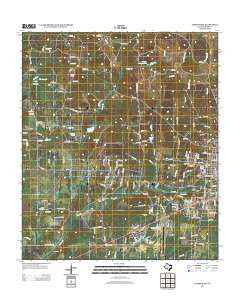 Jasper West Texas Historical topographic map, 1:24000 scale, 7.5 X 7.5 Minute, Year 2013